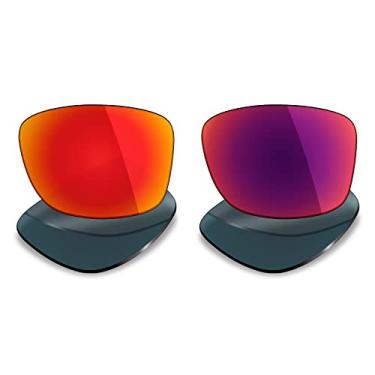 Imagem de Mryok 2 pares de lentes polarizadas de substituição para óculos de sol Oakley Jupiter Squared – Opções
