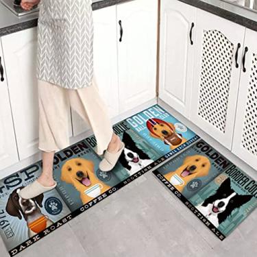 Imagem de jia cool 1 peça conjunto de tapetes de cozinha antiderrapante tapete para capacho de cozinha conjunto de tapete de corredor design (40,64 x 119,44 cm)