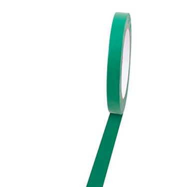 Imagem de Champion Sports Fita de vinil para marcação de piso - Várias cores e comprimentos, 1,26 cm x 32,9 m (0,5 polegada x 36 jardas), Verde, 1/2" x 36yd