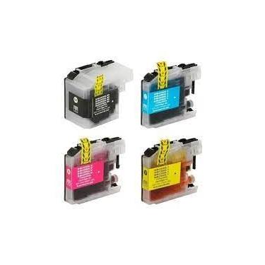 Imagem de Kit 4 Cartuchos Compatível Tinta LC505 LC509 LC525 LC529 LC535 LC539 LC545 LC549 Dcp-j100 Dcp-j105