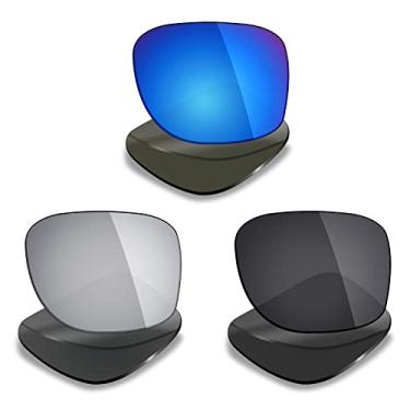 Imagem de 3 pares de lentes polarizadas de substituição Mryok para óculos de sol Oakley Big Taco – Opções