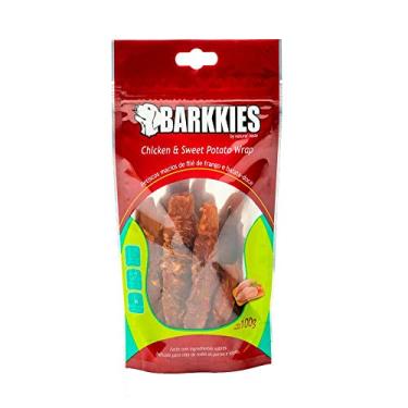 Imagem de Petisco Natural Cães Barkkies Sweet Potato Wrap Frango 100g