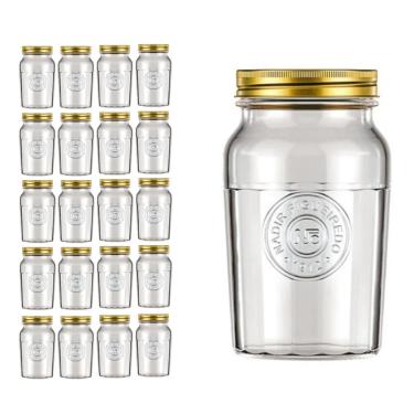 Imagem de Pote Americado Vintage Retro Tampa Biscoito 1L Nadir 20Un