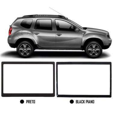 Imagem de Moldura De Painel 2 Din Renault Duster Expression Authentique PCD 2016 2017 2018 2019 2...