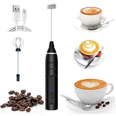 Imagem de Mini Mixer Portátil Misturador de Bebidas Batedor Espumador de Leite USB Recarregável Cozinha Cafe Ovo