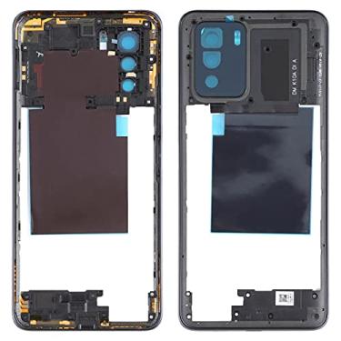 Imagem de HUANGYUNCHAO Acessórios telefônicos Placa do moldura do quadro médio para Xiaomi Redmi Note 10 Pro 5g Substituição do telefone celular