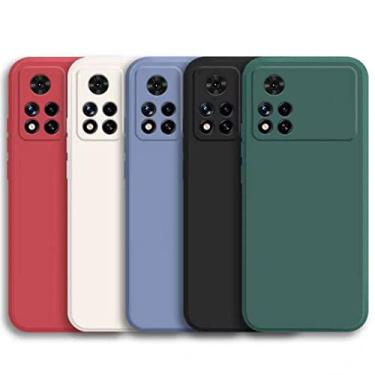 Imagem de Capa Capinha Case Slim Aveludada Compatível XIAOMI POCO X4 PRO 5G(Preto)