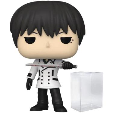 Imagem de POP Tokyo Ghoul: Re - Kuki Urie Funko Pop! Vinyl Figure (Bundled with Compatible Box Pop Protector Case), Multicolor, 3.75 inches