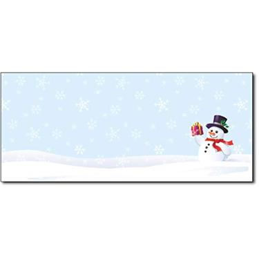 Imagem de Envelopes de Natal #10 Tamanho da letra – 80 Envelopes de Feriado, Snowman Gift, 9.5" x 4.125"