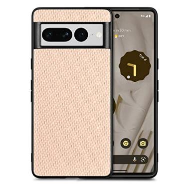 Imagem de YUNCHAO Caixa de telefone Para o Google Pixel 7 Pro Carbon Fiber Texture Leather Capa traseira capa capa para celular