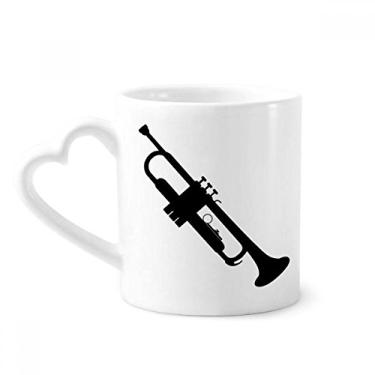 Imagem de Caneca de café cerâmica buzina música clássica vitalidade sons vitalidade copo de coração de vidro