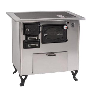 Imagem de Fogão A Lenha C/Forninho C/Cx Dir Inox Vidro Cer Nº2