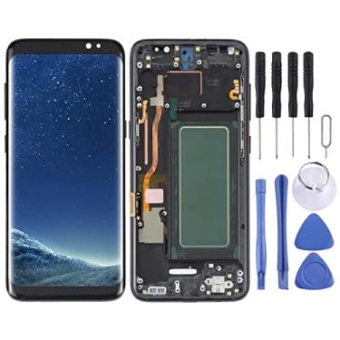 Imagem de OLED LCD Screen For Samsung Galaxy S8 SM-G950 Digitizer Full Assembly with Frame