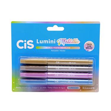 Imagem de CIS Marcador de Texto Lumini Metallic, Blister com 4 unidades sortidas