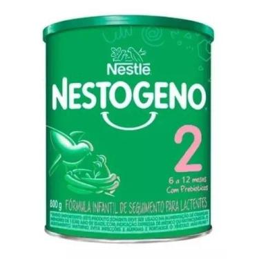 Imagem de Formula Infantil Em Pó Nestle Nestogeno 2 Em Lata 800G Grande.