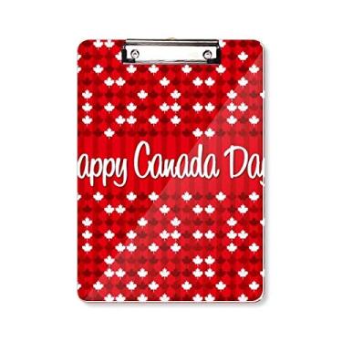 Imagem de Prancheta Happy Canadian Day Pasta, bloco de escrita A4