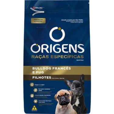 Imagem de Ração Seca Origens Premium Especial Raças Específicas para Cães Filhotes das Raças Bulldog Francês e Pug - 10,1 Kg