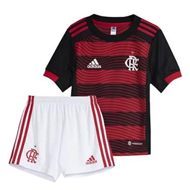 Imagem de Mini Kit Uniforme Infantil 1 CR Flamengo 22/23 | adidas Brasil HA8331 (4A)