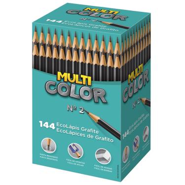 Imagem de Lápis Preto Multicolor Nº2 - 144 Unidades 18208