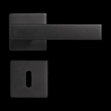 Imagem de Fechadura 408 Roseta Quadrada Máquina 55 Preto Interna Pado