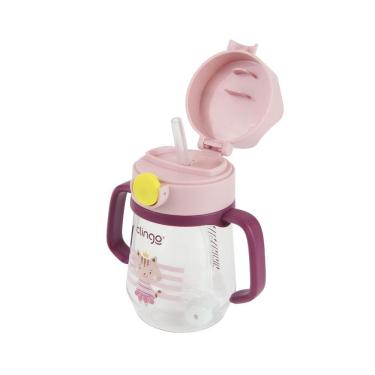 Imagem de Copo Infantil Milky Transição Antivazamento C/Alça Clingo