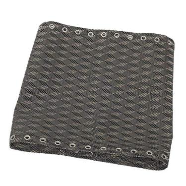 Imagem de Pano de tecido de substituição para cadeira antigravidade, reclináveis de sofá para sala de pátio 160 x 43 cm - losango - cinza, conforme descrito