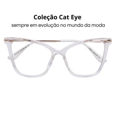 Imagem de Armação de óculos Feminino Gatinho Cat Eye Especial 2023