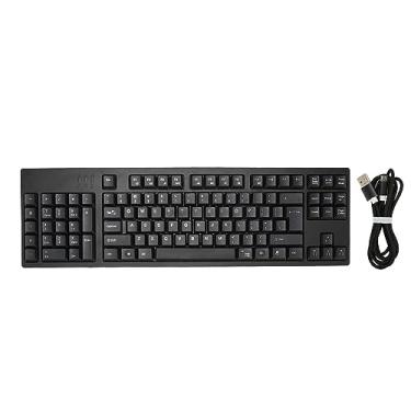 Imagem de Teclado Ergonômico para Canhotos, Teclado de Escritório Micro USB de 109 Teclas, Plug and Play para Designer de Contabilidade Comercial