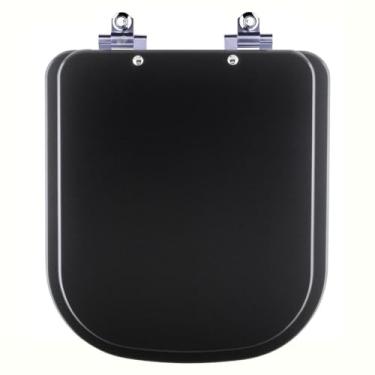 Imagem de Assento Sanitário Soft Close Axis Ébano Fosco (preto Fosco) para vaso Deca