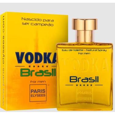 Imagem de Perfume Vodka Brasil For Men 100ml Edt Paris Elysees Original Amadeira