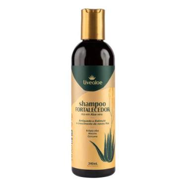 Imagem de Shampoo Natural Fortalecedor Livealoe Com Aloe Vera 240ml - Live Aloe