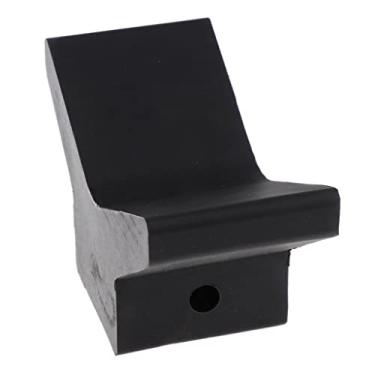 Imagem de Kesoto Reboque de barco de 15 cm de largura sem marcação preto moldado de borracha em V Bow Stop