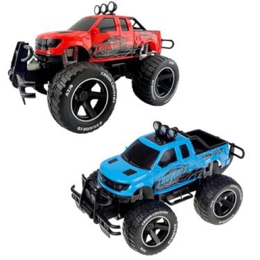 Imagem de Carrinho de Controle Remoto Picape 4x4 Rally Bateria Recarregável