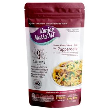Imagem de Konjac Massa MF Macarrão Sem Glúten Tipo Pappardelle Vegano Konjac 270G
