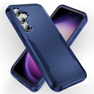 Imagem de Bolsa à prova de choque capa traseira para Samsung Galaxy S23 FE 5G S24 S22 Plus S21 S20 FE S23 Ultra A35 A55 A15 A14 A54 A53 Acessórios, azul marinho, para Galaxy A55 5G