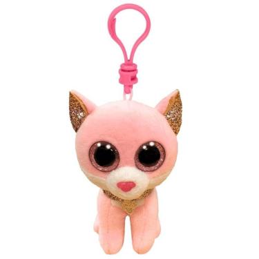 Imagem de Chaveiro Pelucia TY Beanie Boos Gatinho Fiona TOYNG 51534