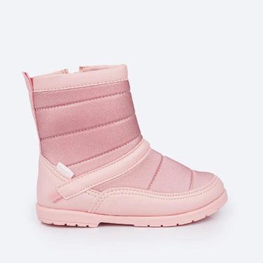 Imagem de Bota Infantil Pampili Rubi Comfy Rosa Glace 141.071-Feminino