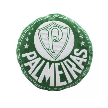 Imagem de Almofada Brasão  Fibra  - Palmeiras