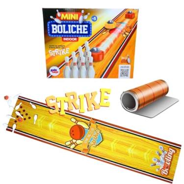 Imagem de Jogo Mini Boliche Brinquedo Infantil De Mesa Bowling Presente Criança Infantil Desafio +5 Anos