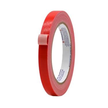 Imagem de Fita adesiva para tapete de grau industrial – 1,27 cm. x 60 jardas. - À prova d'água, resistente a UV para artesanato, melhoria da casa, reparos, projetos (disponível em várias cores), Vermelho