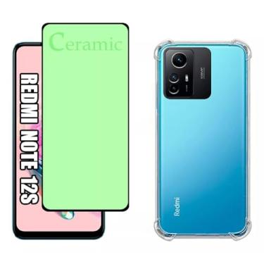 Imagem de Kit Capa Capinha Anti Impacto + Película Ceramica 9D Para Xiaomi Redmi Note 12s