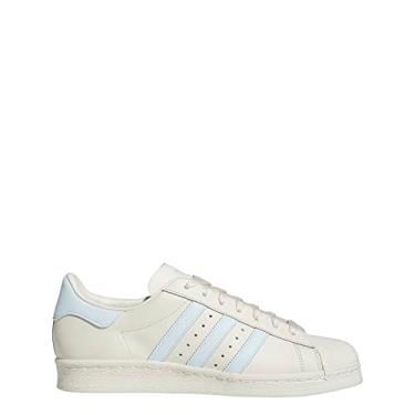 Imagem de adidas Originals Superstar Tênis masculino, Branco nuvem, cor céu, branco, 40