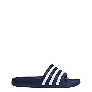 Imagem de Adidas Adilette Aqua Chinelo unissex, Dark Blue/White/Dark Blue, 4