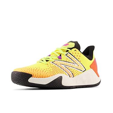 Imagem de New Balance Tênis feminino Fresh Foam X Lav V2 Hard Court, Abacaxi cósmico/rosa cósmica, 5 Wide