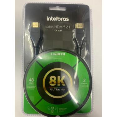 Imagem de CABO HDMI 2.1 de 2,0m intelbras 8K CH2120