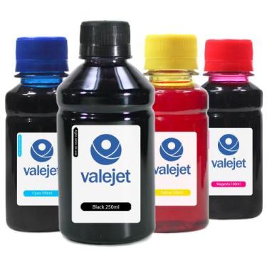 Imagem de Kit 550ml Tinta Compatível Impressora L3250 L3210 L395 - Valejet