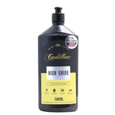 Imagem de Shampoo lava auto com cera high shine 500ml - cadillac