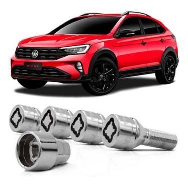 Imagem de Kit Parafuso Antifurto 25CRA Roda Volkswagen Nivus - RODAFUSO/RAY-X