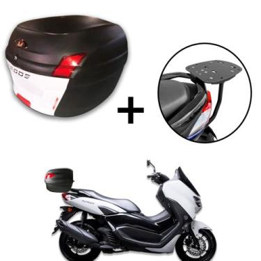 Imagem de Baú 34 litros Awa Proos com Bagageiro para NMAX 160 2021-2023, Branco