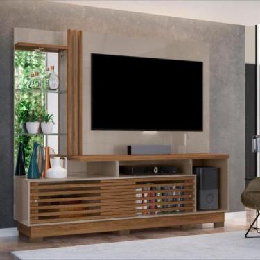 Imagem de Estante home para TV até 60 Polegadas 2 Portas Pes LED Frizz Plus Made